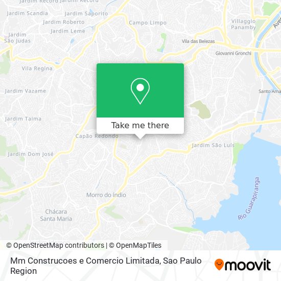 Mm Construcoes e Comercio Limitada map