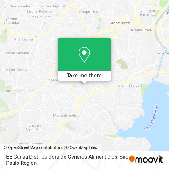 EE Canaa Distribuidora de Generos Alimenticios map