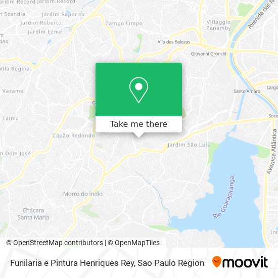 Funilaria e Pintura Henriques Rey map