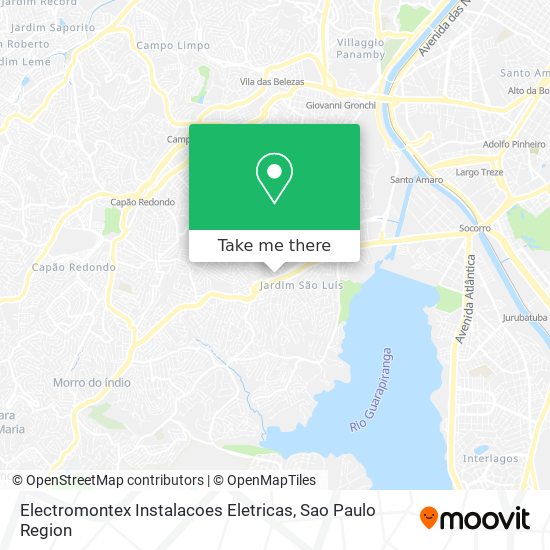 Electromontex Instalacoes Eletricas map
