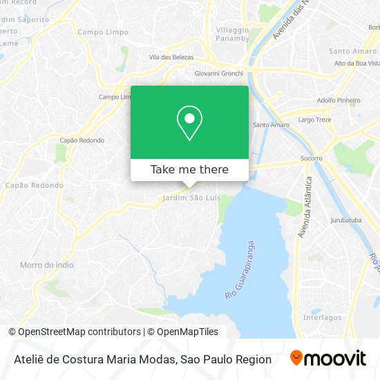 Ateliê de Costura Maria Modas map