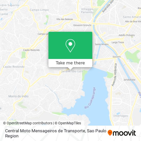 Central Moto Mensageiros de Transporte map