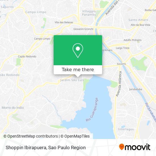 Mapa Shoppin Ibirapuera