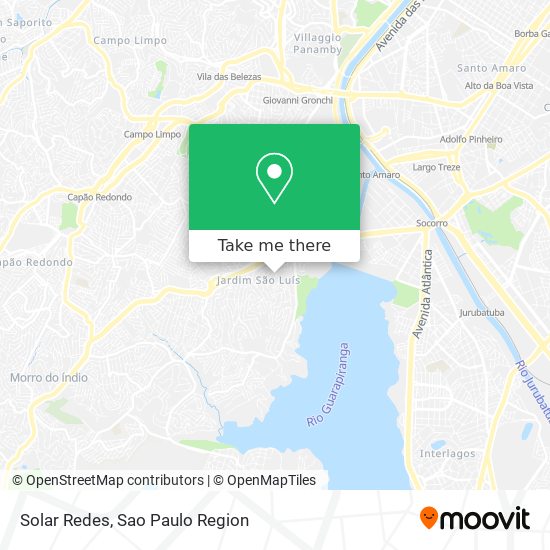 Solar Redes map