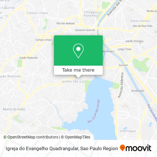 Mapa Igreja do Evangelho Quadrangular