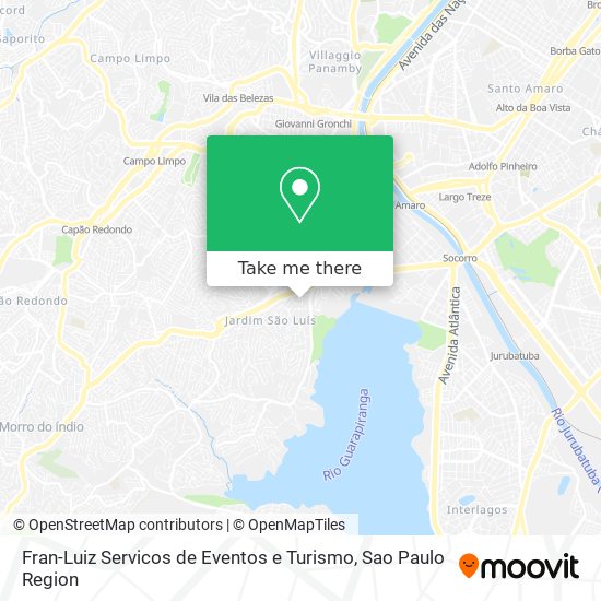 Mapa Fran-Luiz Servicos de Eventos e Turismo