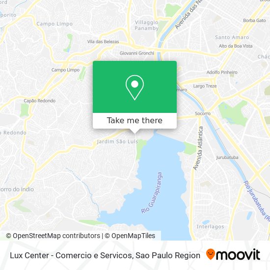 Lux Center - Comercio e Servicos map