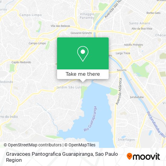 Gravacoes Pantografica Guarapiranga map