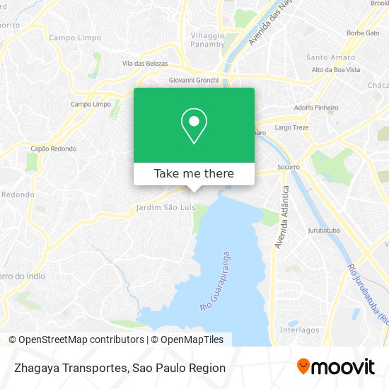Zhagaya Transportes map
