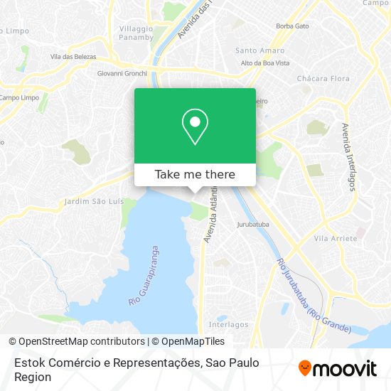 Estok Comércio e Representações map