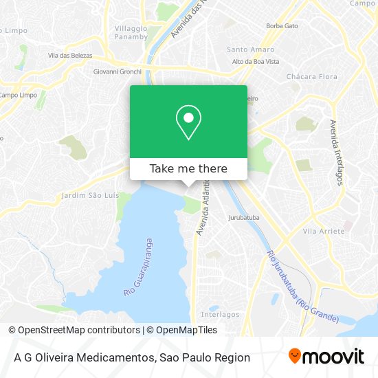 A G Oliveira Medicamentos map