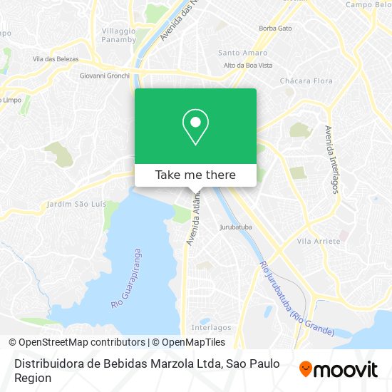 Distribuidora de Bebidas Marzola Ltda map