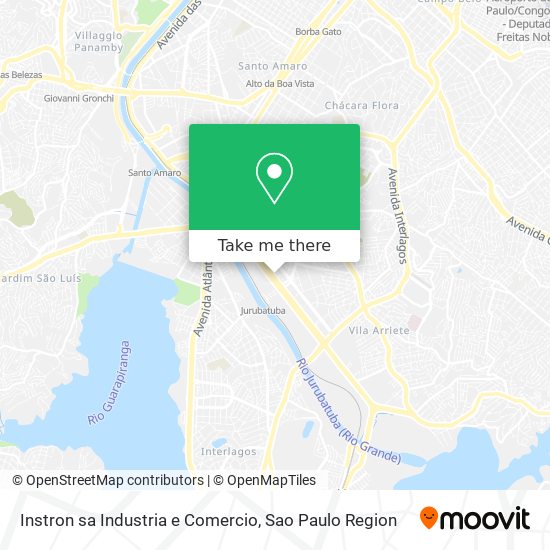 Mapa Instron sa Industria e Comercio