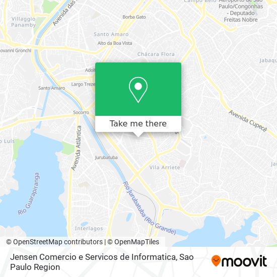 Jensen Comercio e Servicos de Informatica map