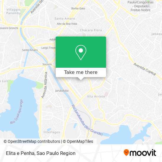 Elita e Penha map