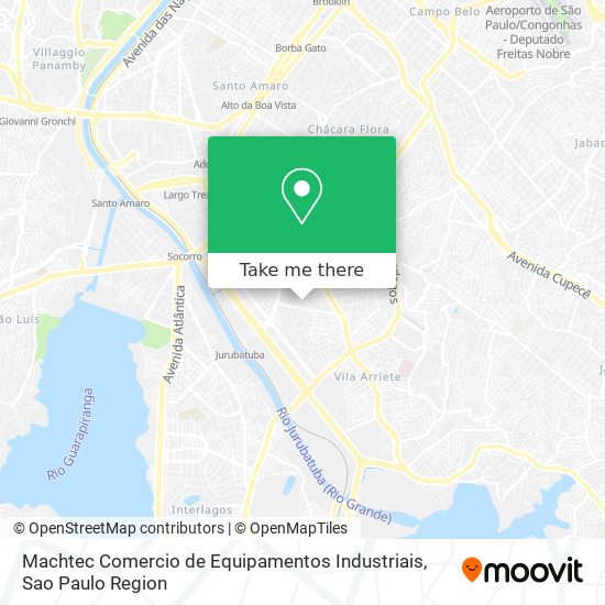 Machtec Comercio de Equipamentos Industriais map