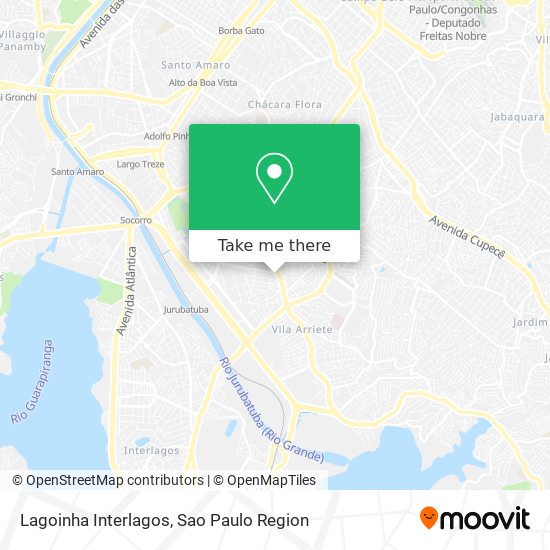 Lagoinha Interlagos map