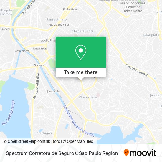 Mapa Spectrum Corretora de Seguros