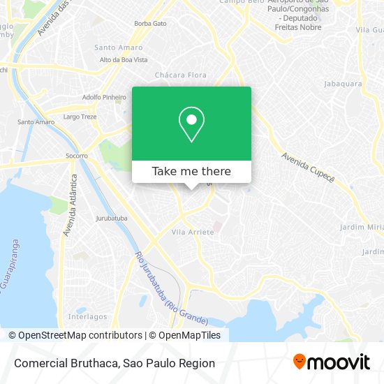 Comercial Bruthaca map