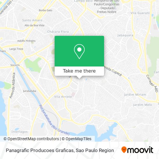 Panagrafic Producoes Graficas map