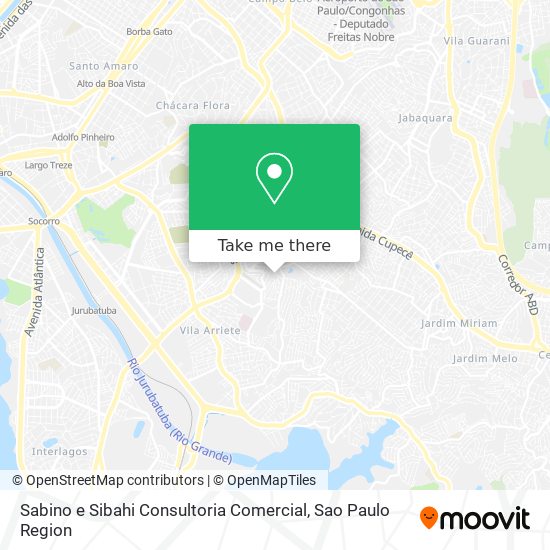 Mapa Sabino e Sibahi Consultoria Comercial