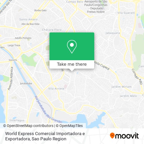 World Express Comercial Importadora e Exportadora map