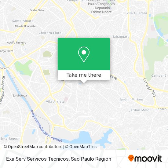 Mapa Exa Serv Servicos Tecnicos