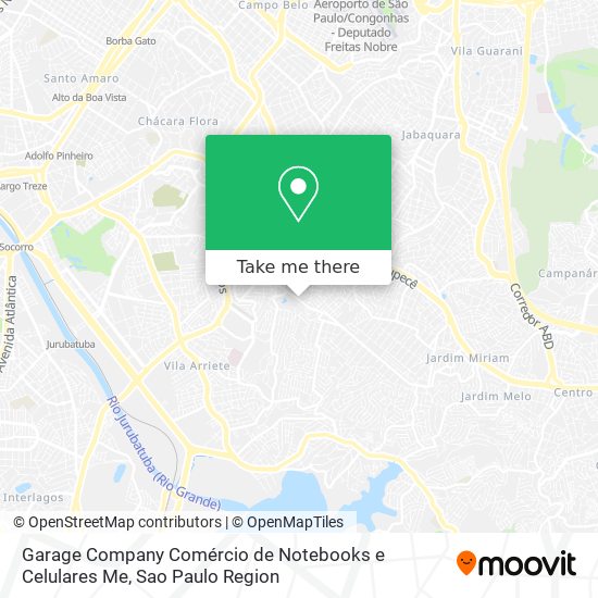 Garage Company Comércio de Notebooks e Celulares Me map