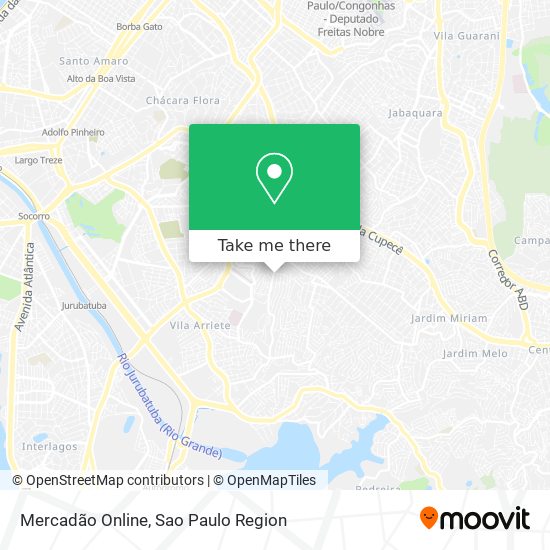 Mercadão Online map
