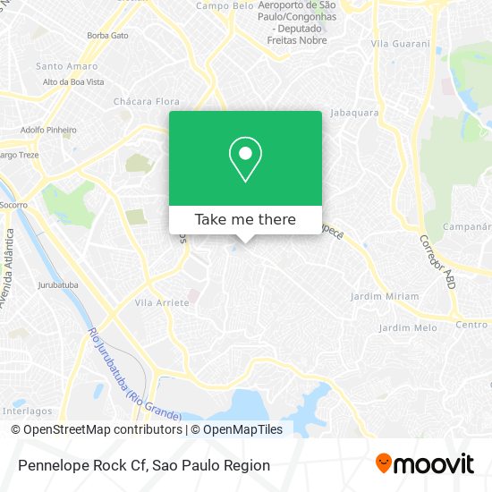 Pennelope Rock Cf map