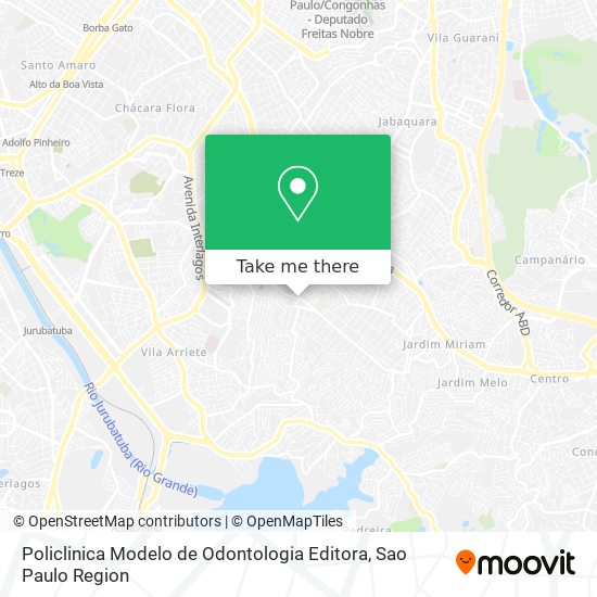 Mapa Policlinica Modelo de Odontologia Editora