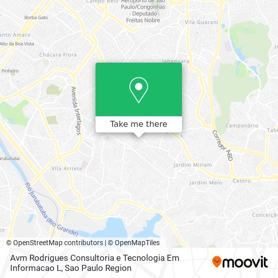 Mapa Avm Rodrigues Consultoria e Tecnologia Em Informacao L