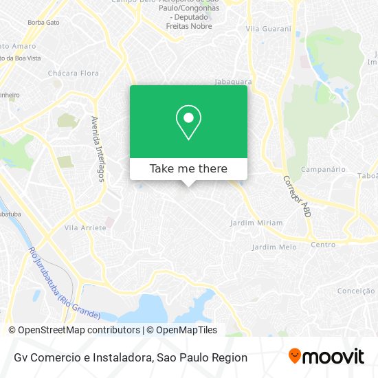 Gv Comercio e Instaladora map