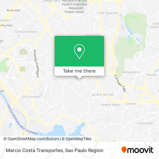 Marcio Costa Transportes map