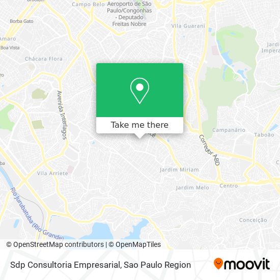 Sdp Consultoria Empresarial map