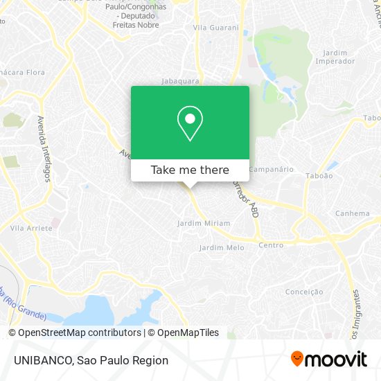 UNIBANCO map