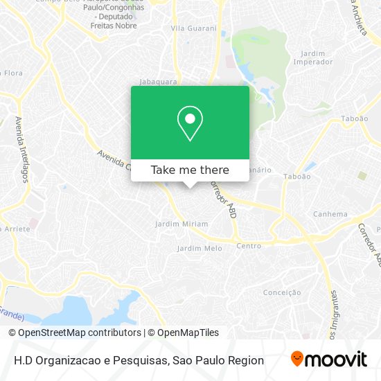 H.D Organizacao e Pesquisas map