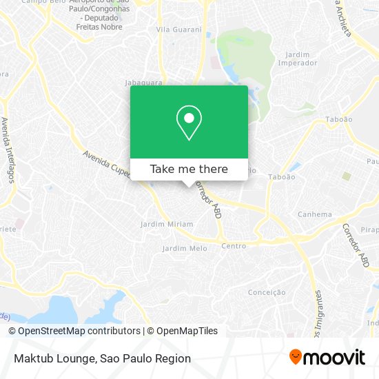 Maktub Lounge map