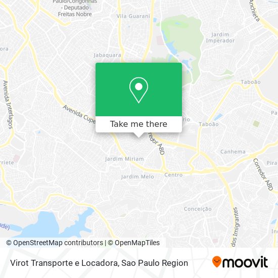 Virot Transporte e Locadora map