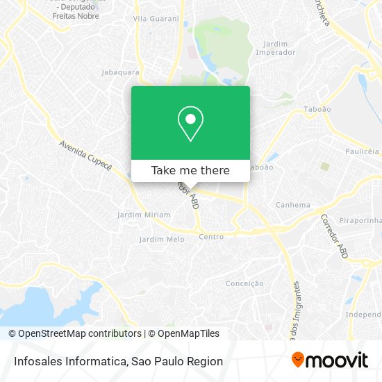 Mapa Infosales Informatica