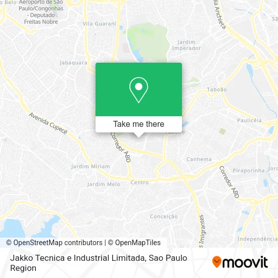 Jakko Tecnica e Industrial Limitada map