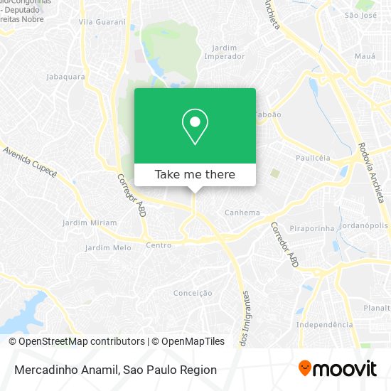 Mapa Mercadinho Anamil