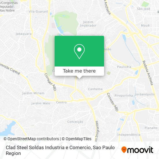 Clad Steel Soldas Industria e Comercio map