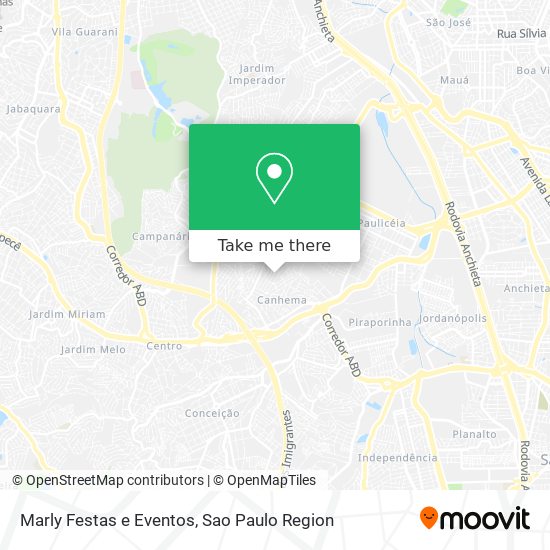 Mapa Marly Festas e Eventos