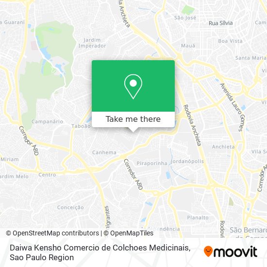 Daiwa Kensho Comercio de Colchoes Medicinais map