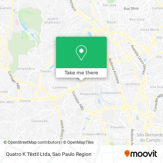 Quatro K Têxtil Ltda map