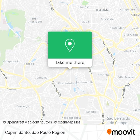 Capim Santo map