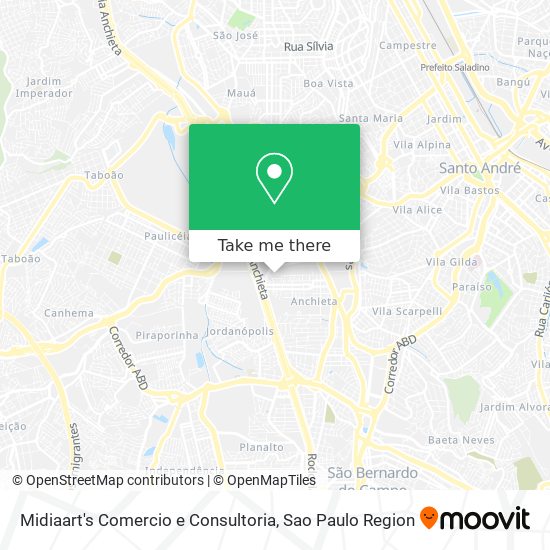 Midiaart's Comercio e Consultoria map