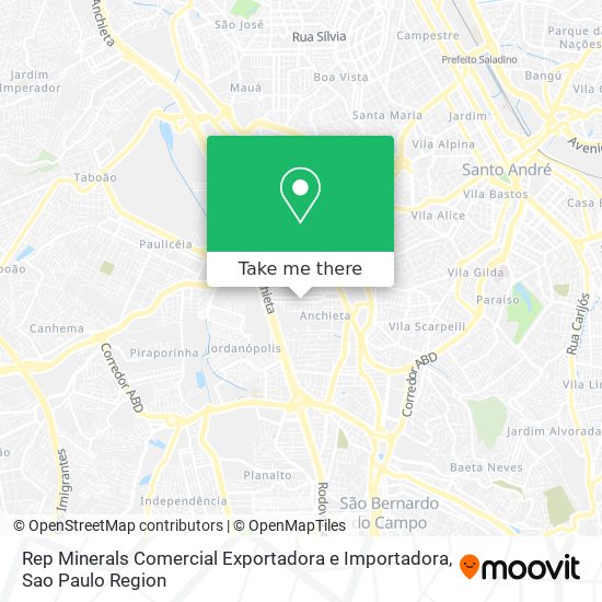 Rep Minerals Comercial Exportadora e Importadora map