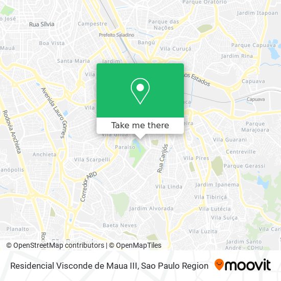 Residencial Visconde de Maua III map